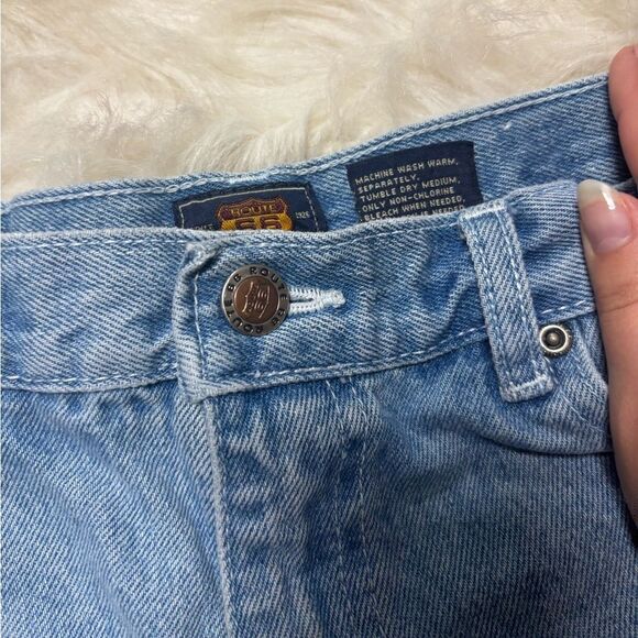 Vintage Route 66 High waisted Jeans (size 14 youth) - Picture 8 of 9